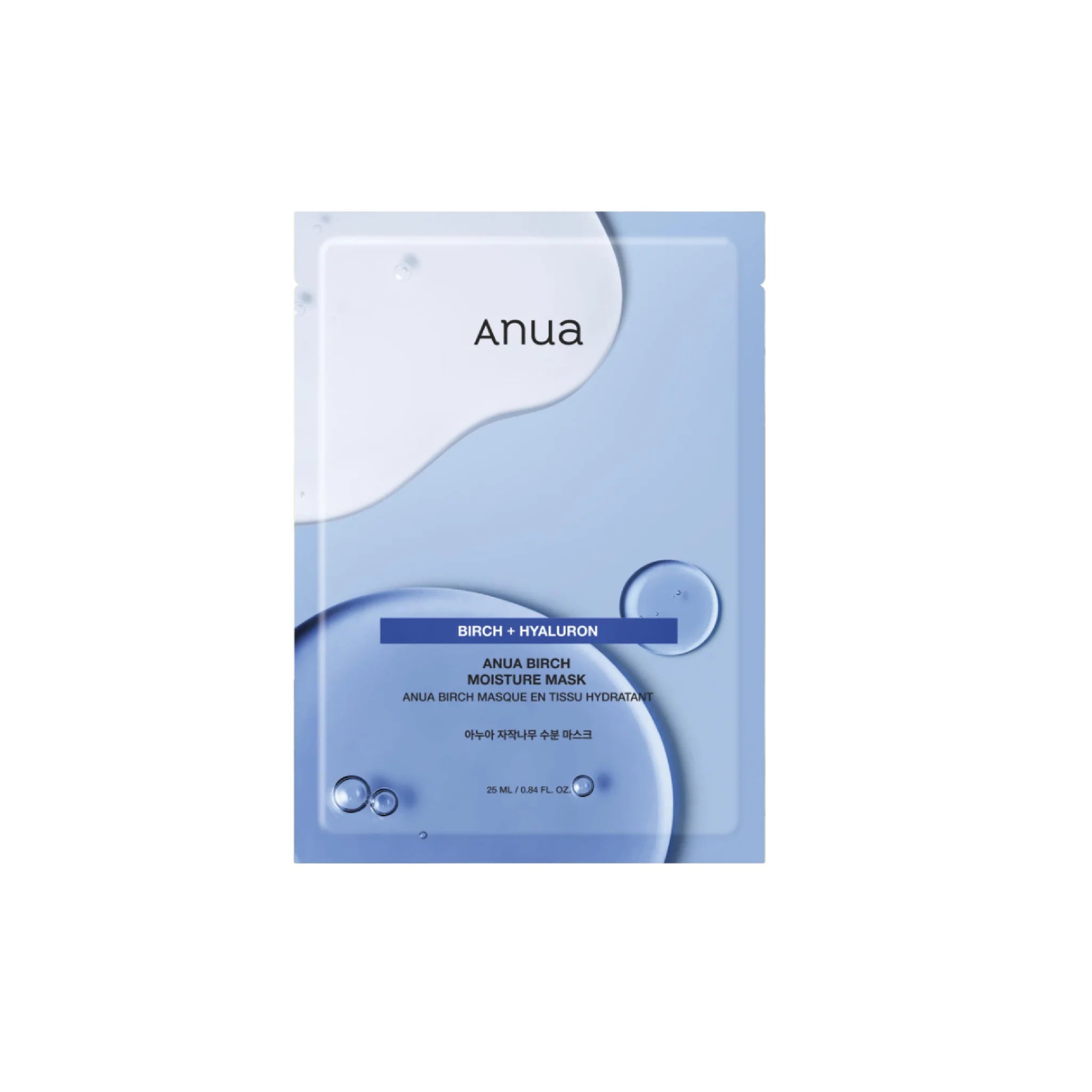ANUA – Masque en Tissu à la Sève de Bouleau 25ml