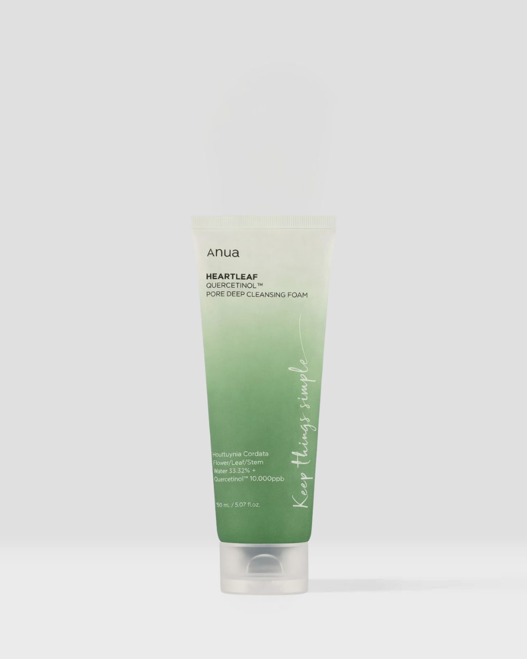 ANUA – Heartleaf Quercetinol Pore Deep Cleansing Foam 150ml
