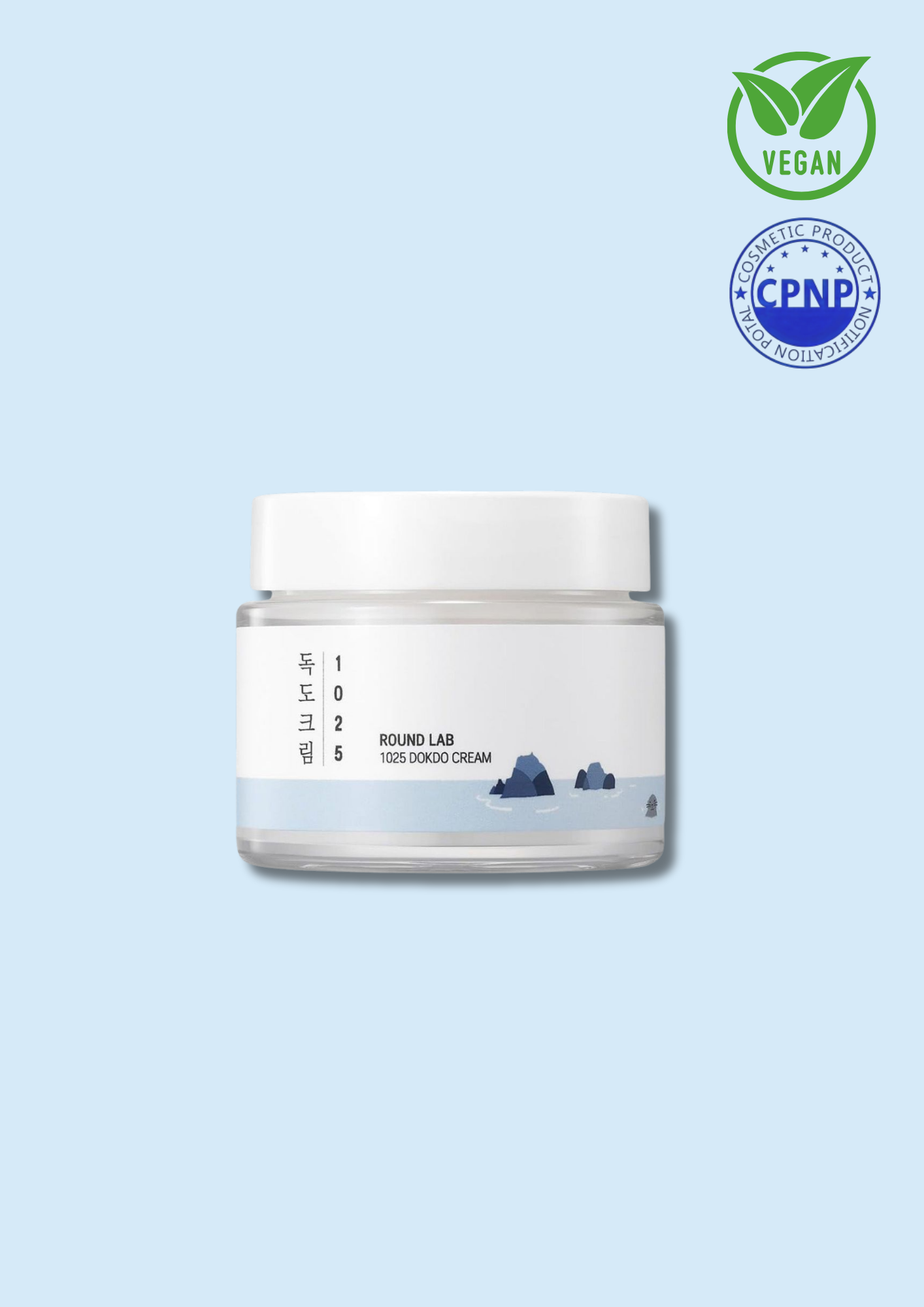 ROUND LAB – 1025 Dokdo Light Cream (Renewal) 80ml