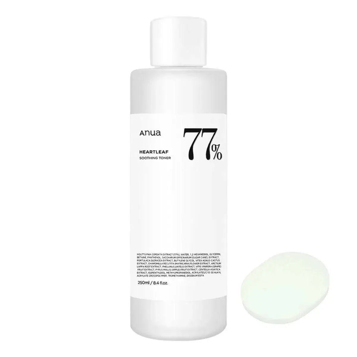 HEARTLEAF 77% Soothing Toner 250mL - Yeoskin