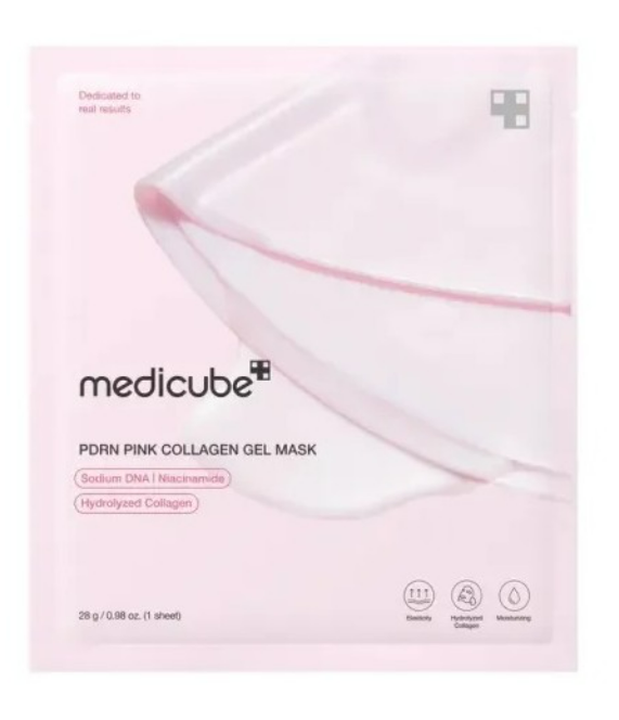 MEDICUBE - PDRN Pink Collagen Gel Mask - Masque gel au collagène (4ea)