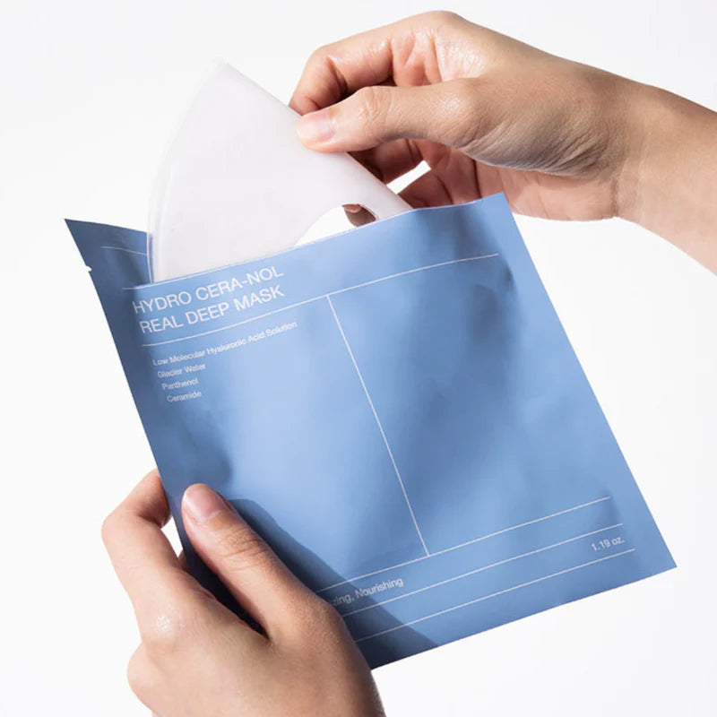 BIODANCE - Hydro Cera-nol Real Deep Mask 1Box - Masques ultra-hydratants et réparateurs 1Paquet (34g*4ea)