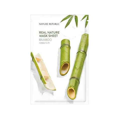 NATURE REPUBLIC - Real Nature Sheet Mask Bamboo 23ml