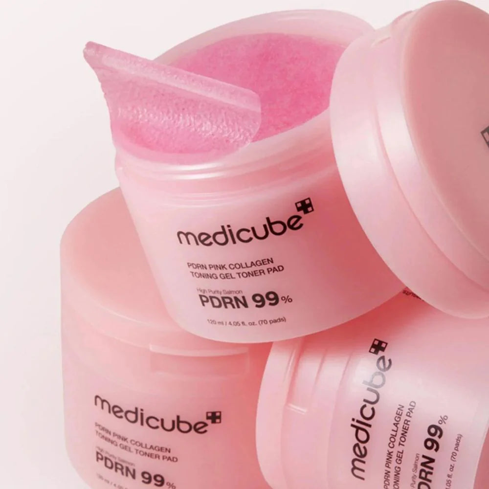 MEDICUBE - PDRN Pink Collagen Toning Gel Toner Pad 70ea