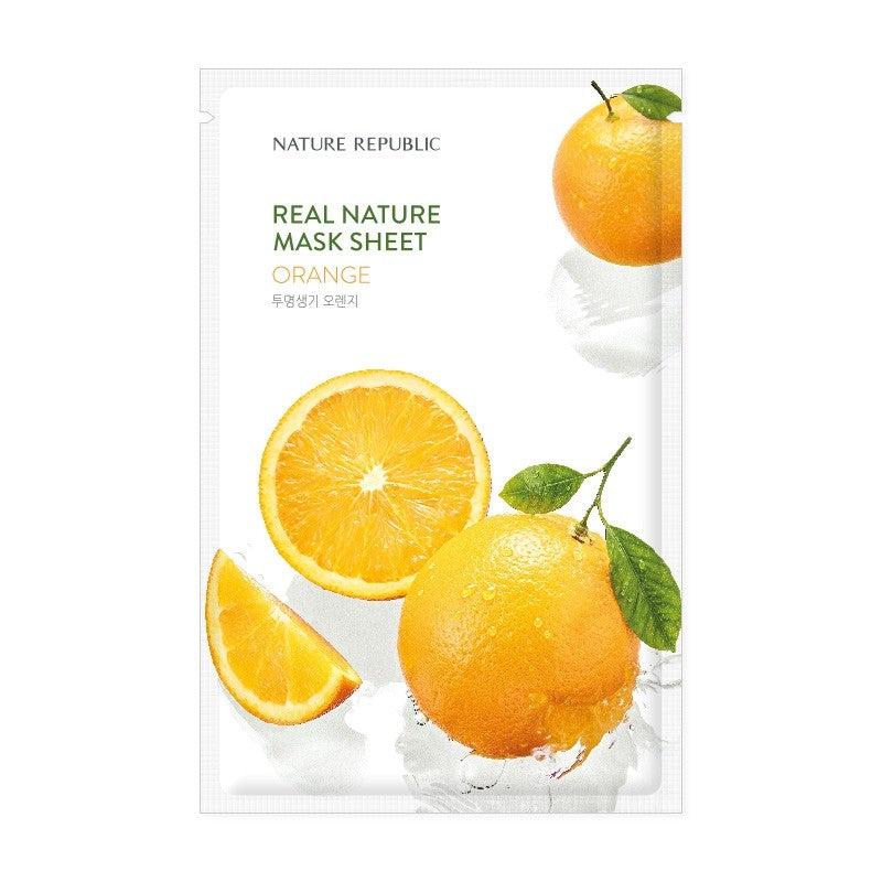 NATURE REPUBLIC - Real Nature Mask Sheet Orange 23ml