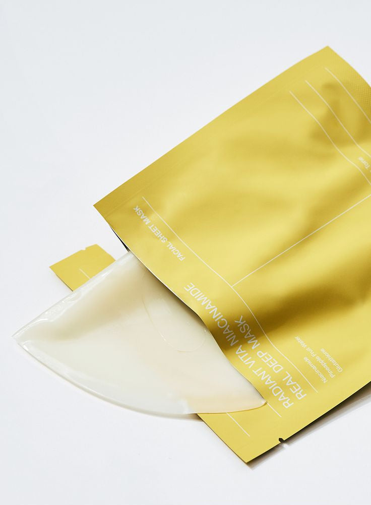 BIODANCE - Radiant Vita Niacinamide Real Deep Mask 1Box (34g*4ea)