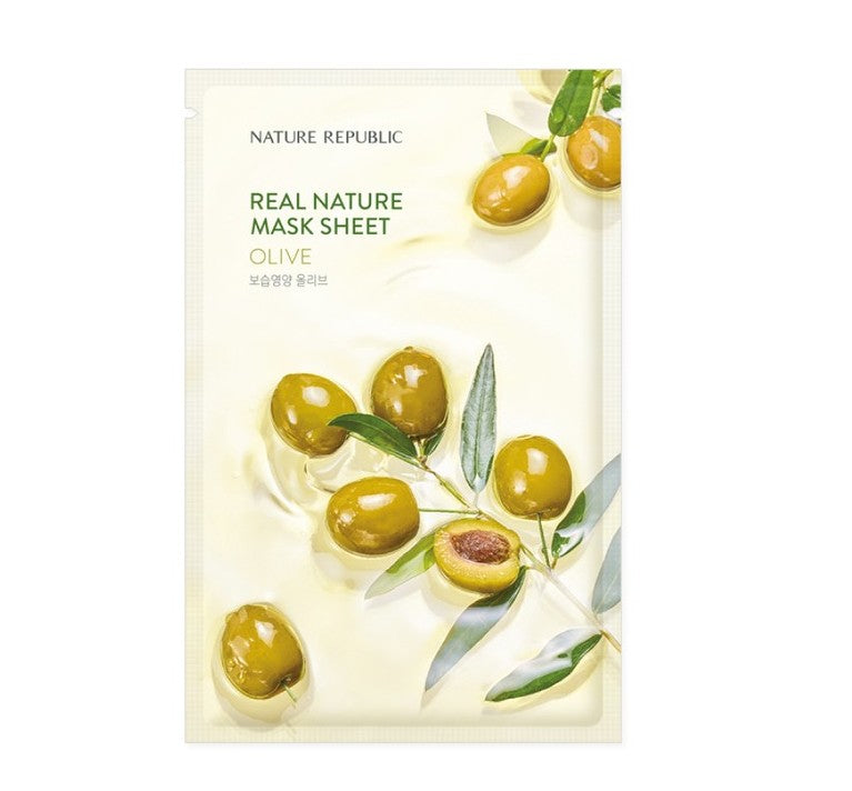 NATURE REPUBLIC - Real Nature Sheet Mask Olive 23ml