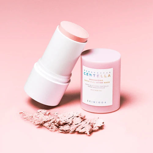 SKIN1004 – Madagascar Centella Poremizing Quick Clay Stick Mask 27g - Masque Purifiant à l’Argile Rose & à la Centella