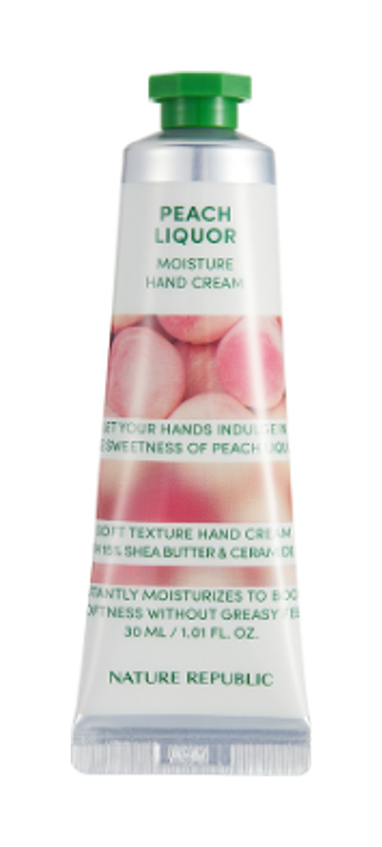 NATURE REPUBLIC - Hand & Nature Peach Liquor Hand Cream 30ml