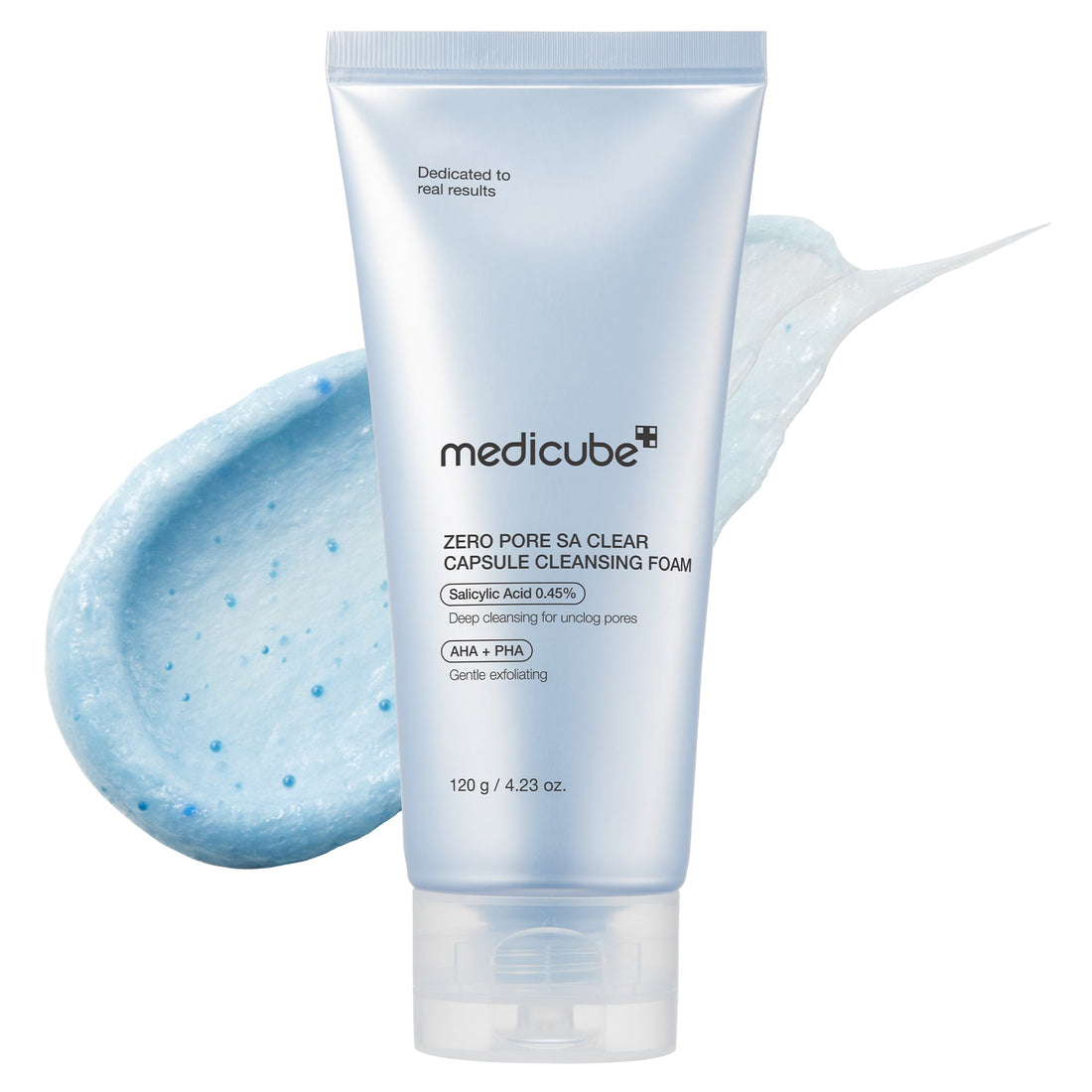 MEDICUBE Zero Pore SA Clear Capsule Cleansing Foam - texture