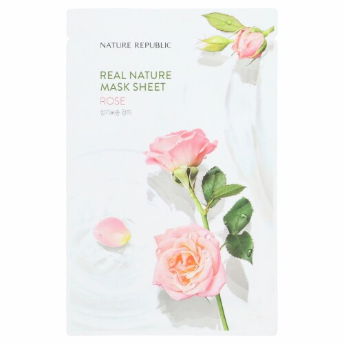 NATURE REPUBLIC - Real Nature Mask Sheet Rose 23ml