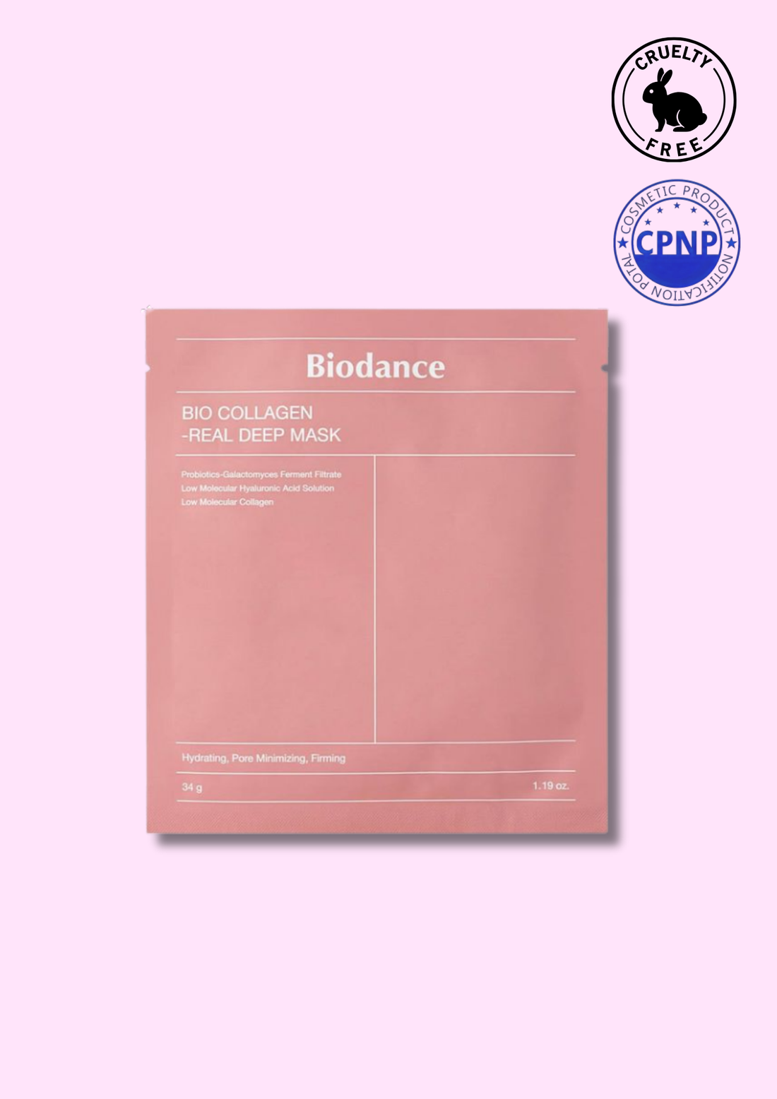 BIODANCE – Bio Collagen Real Deep Mask - Masques Tissu Réparateurs &amp; Régénérants