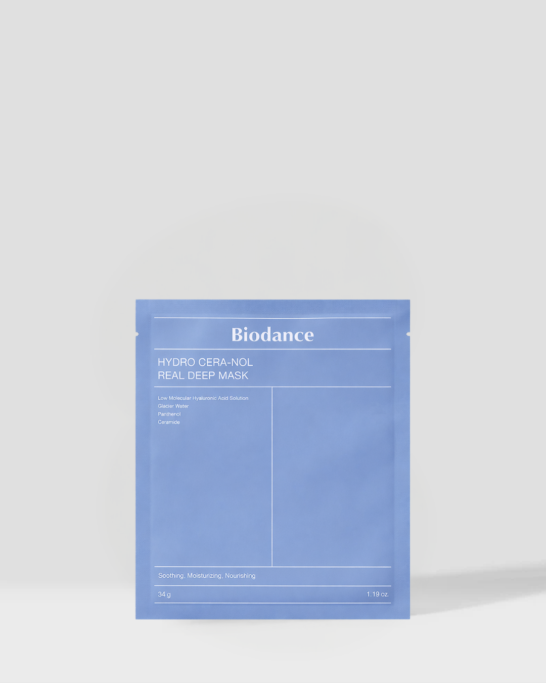 BIODANCE - Hydro Cera-nol Real Deep Mask 1Box - Masques ultra-hydratants et réparateurs 1Paquet (34g*4ea)