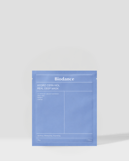 BIODANCE - Hydro Cera-nol Real Deep Mask 1Box - Masques ultra-hydratants et réparateurs 1Paquet (34g*4ea)