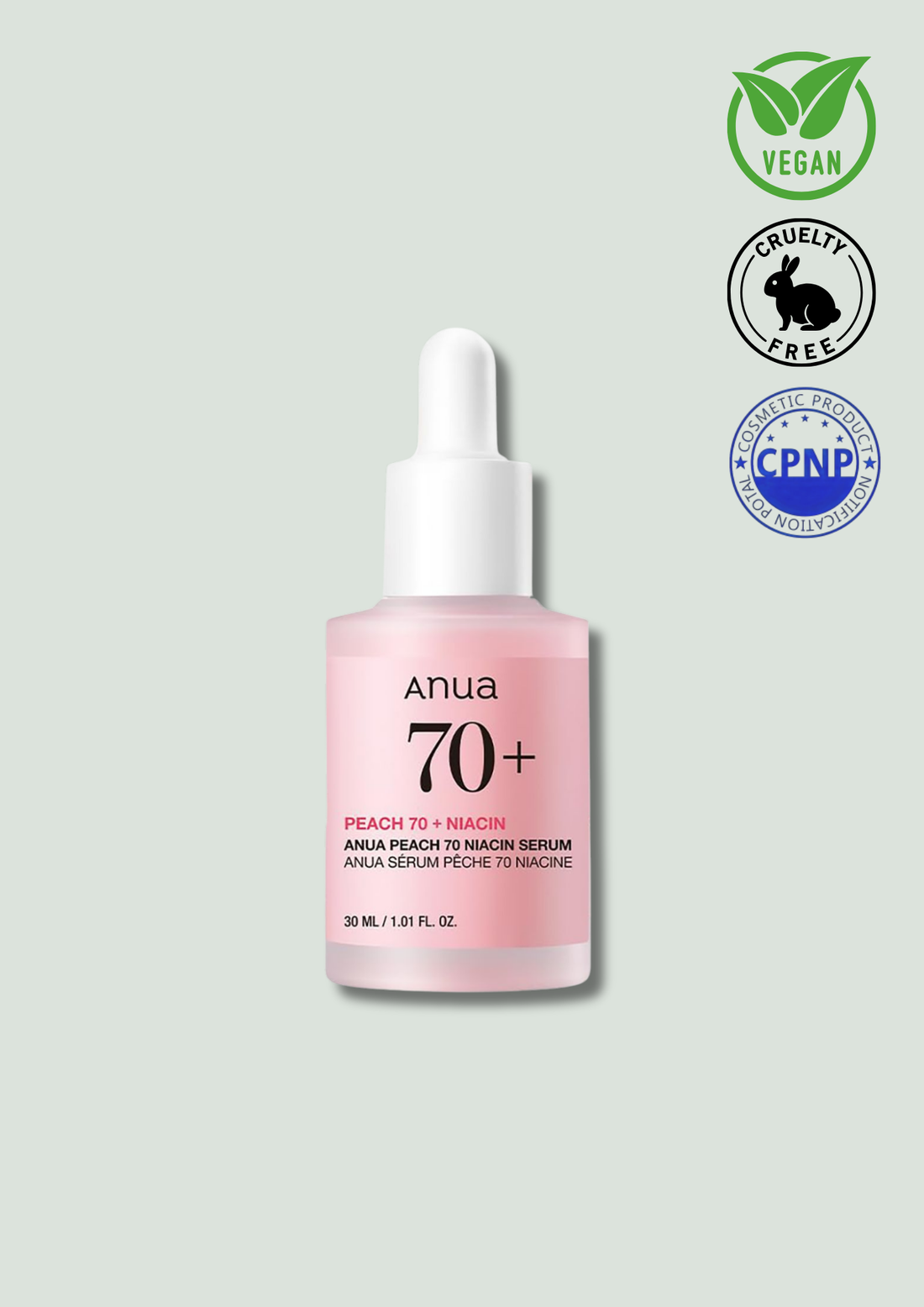 ANUA – Peach 70% Niacinamide Serum 30ml