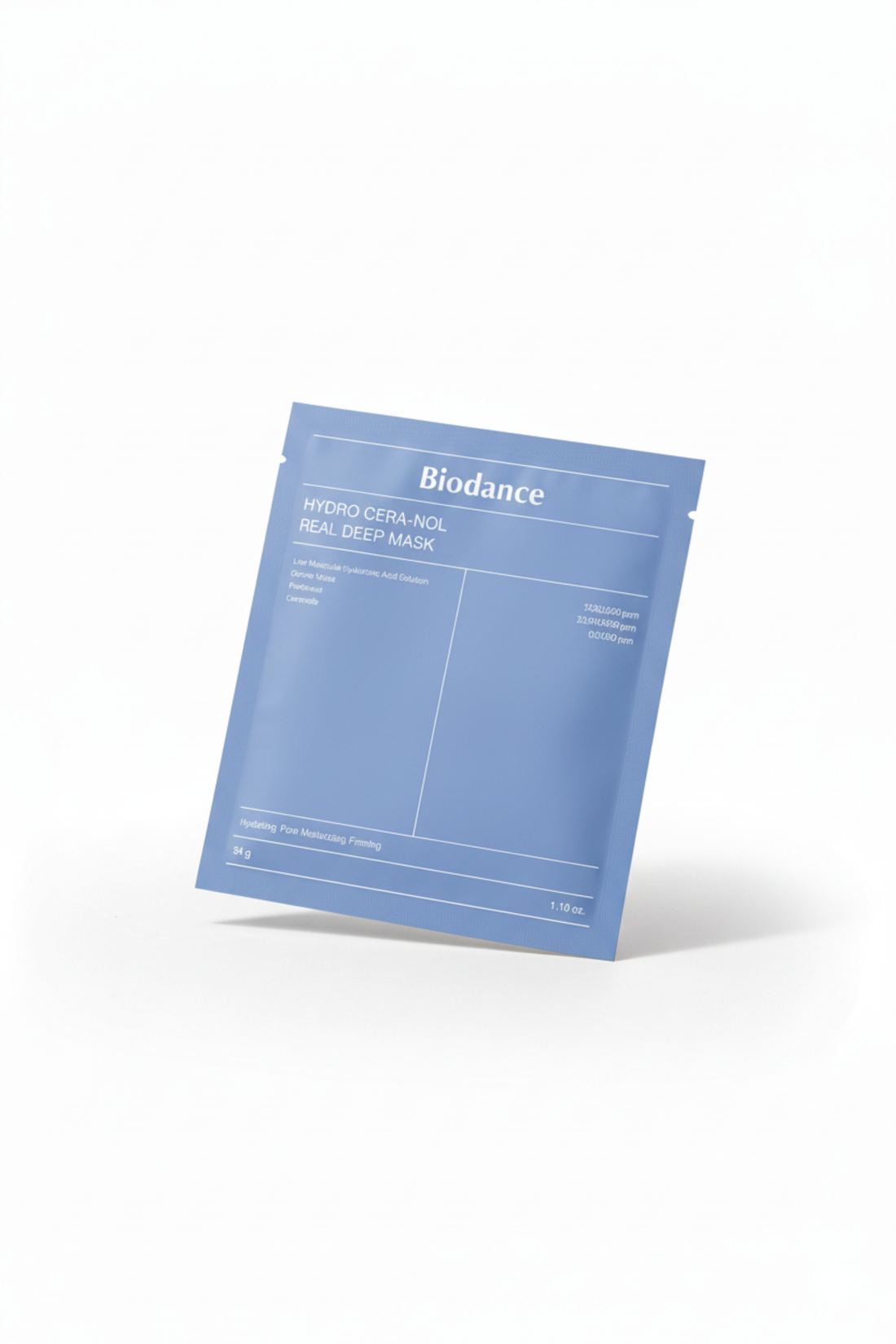 BIODANCE – Hydro Cera-nol Real Deep Mask - Masques ultra-hydratants et réparateurs