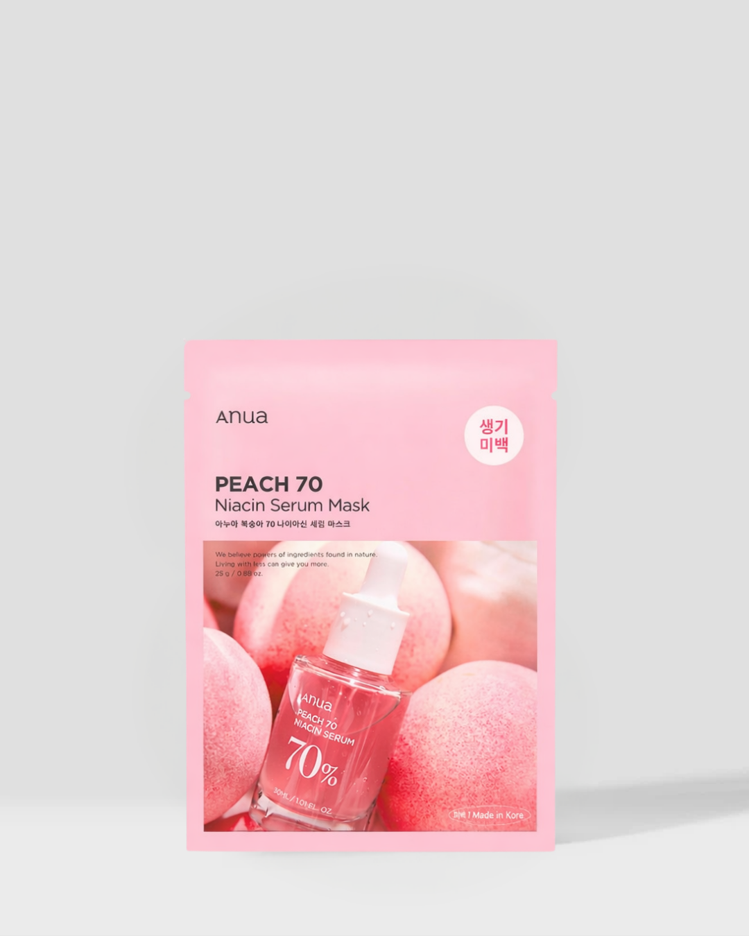 ANUA – Masque en Tissu au Sérum de Pêche 25ml