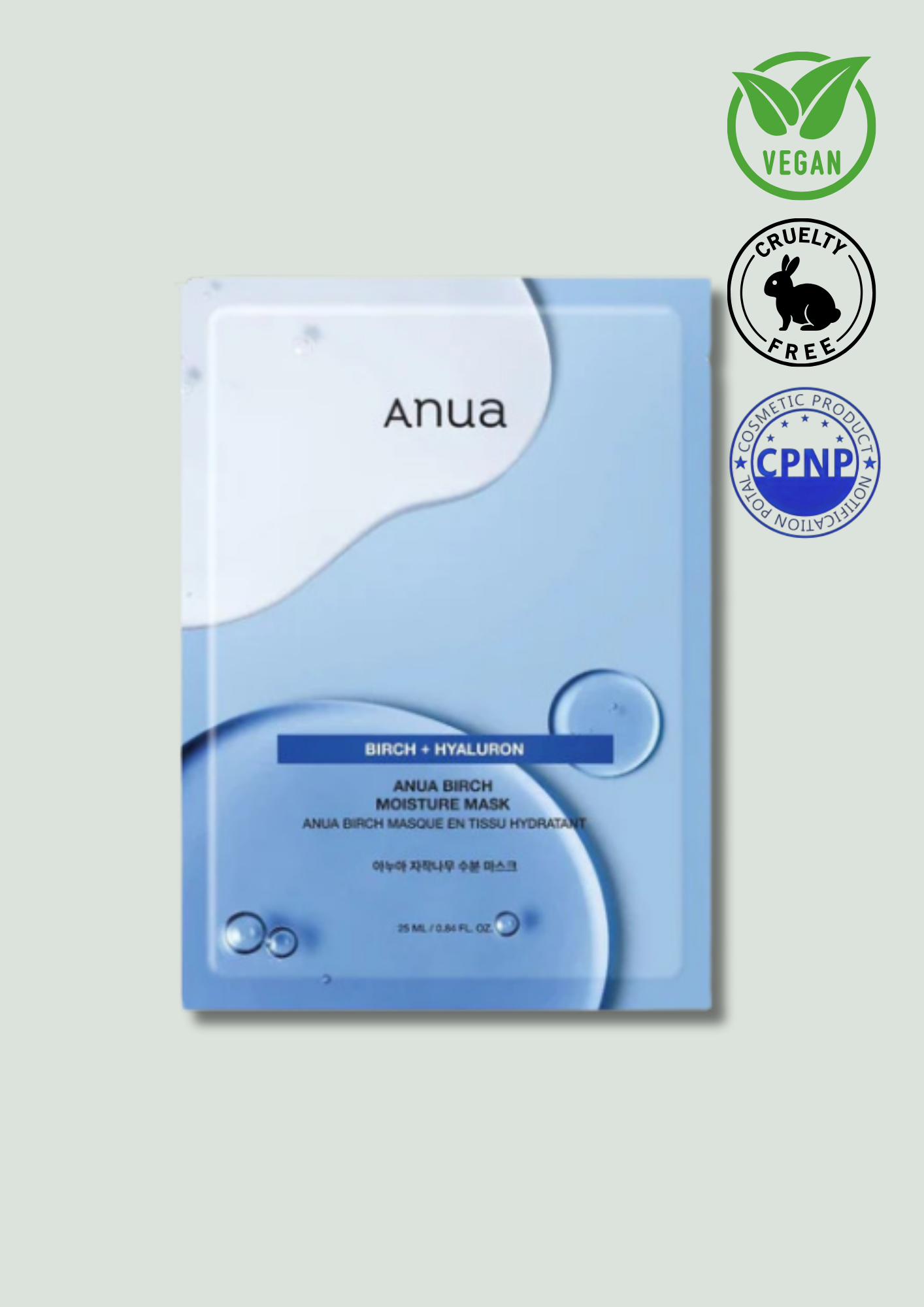 ANUA – Masque en Tissu à la Sève de Bouleau 25ml