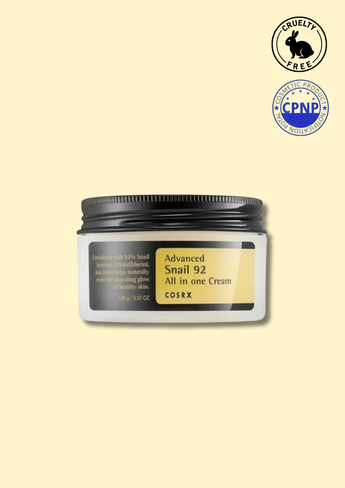 COSRX – Advanced Snail 92 All In One Cream 100ml