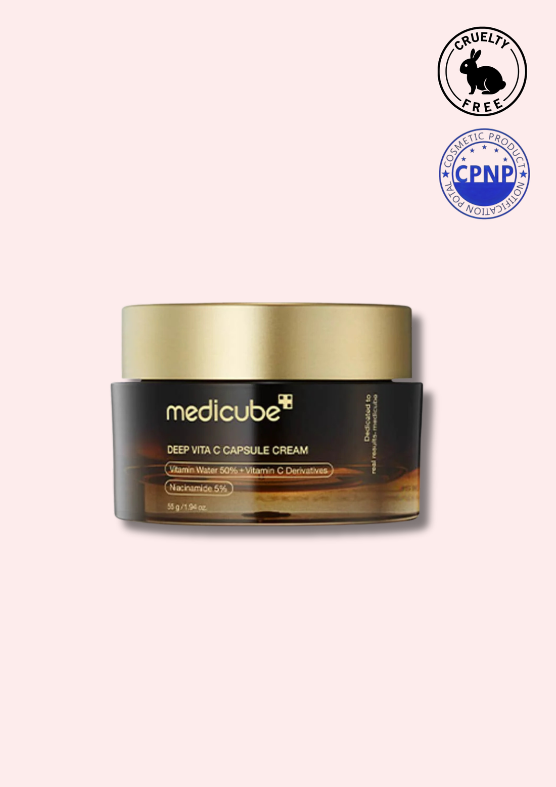 MEDICUBE – Deep C Capsule Cream 55g - Crème Éclat Anti-Taches à la Vitamine C