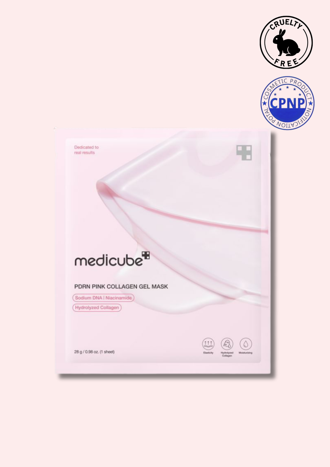 MEDICUBE - PDRN Pink Collagen Gel Mask - Masque gel au collagène
