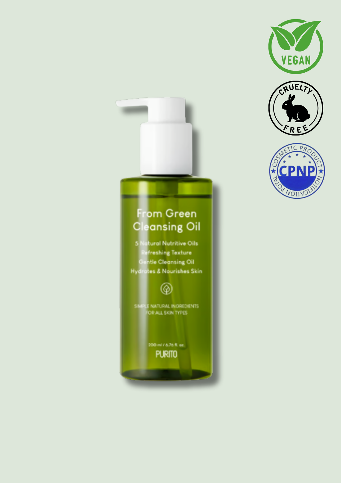 PURITO – From Green Cleansing Oil 200ml