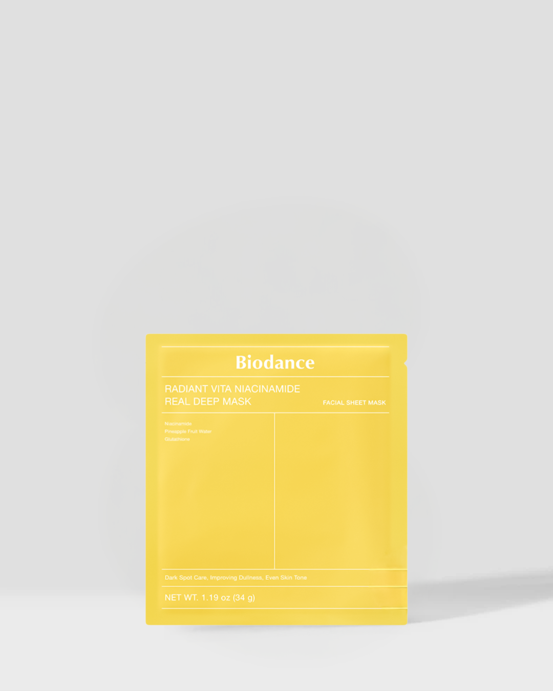 BIODANCE - Radiant Vita Niacinamide Real Deep Mask 1Box (34g*4ea)