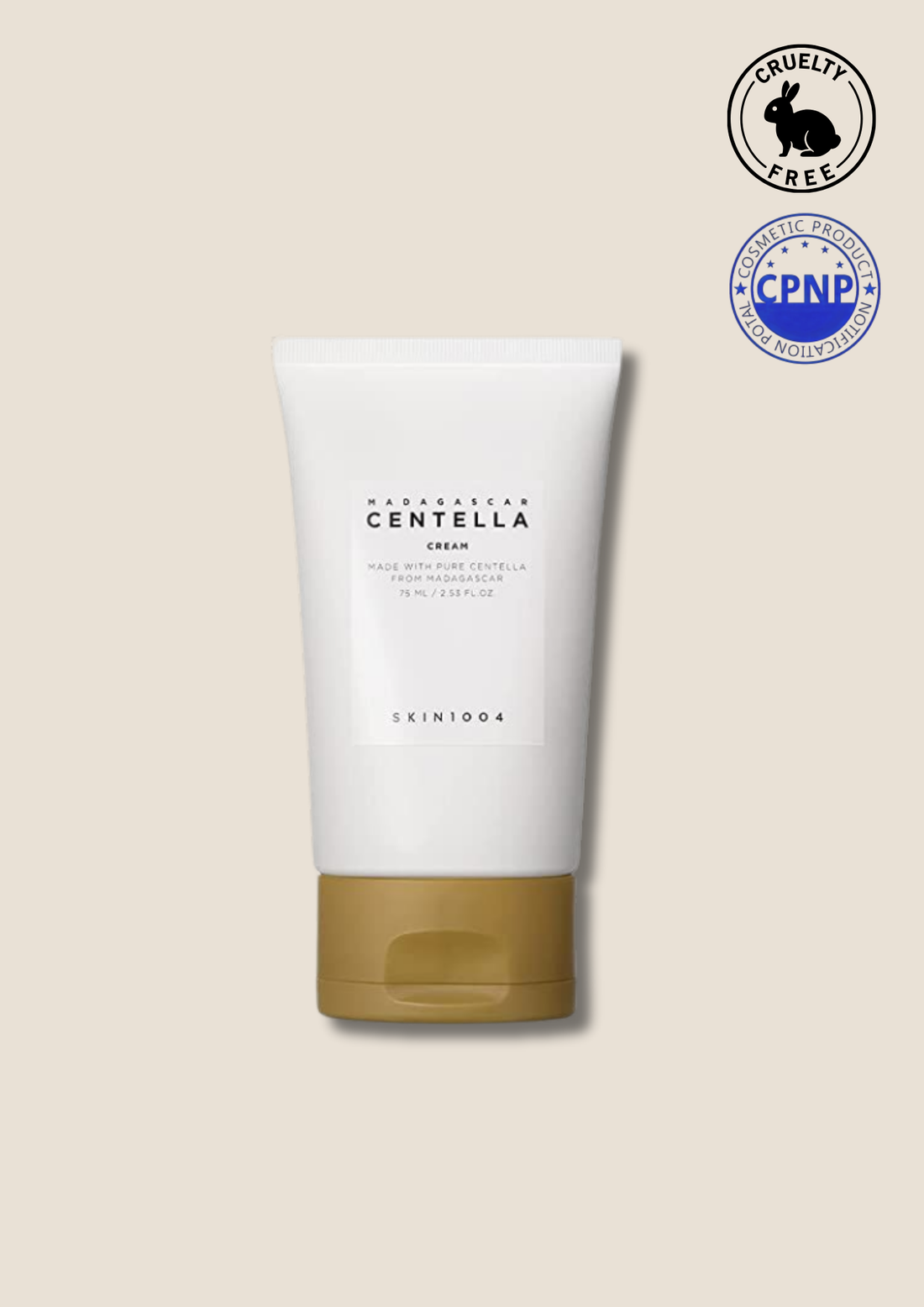 SKIN1004 – Madagascar Centella Cream 75ml - Crème Apaisante &amp; Régénérante