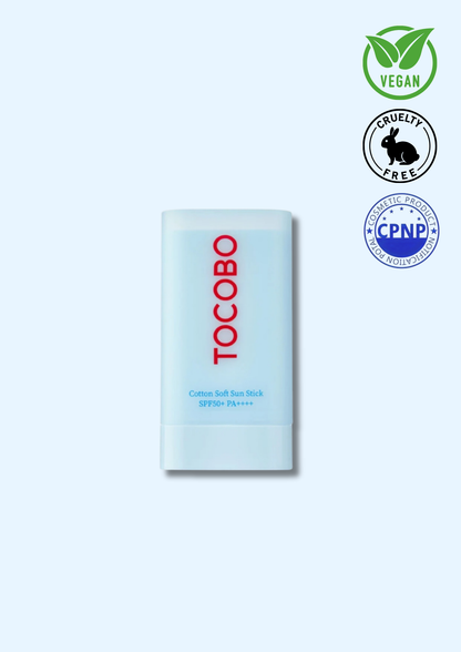 TOCOBO – Cotton Soft Sun Stick SPF50+ PA++++