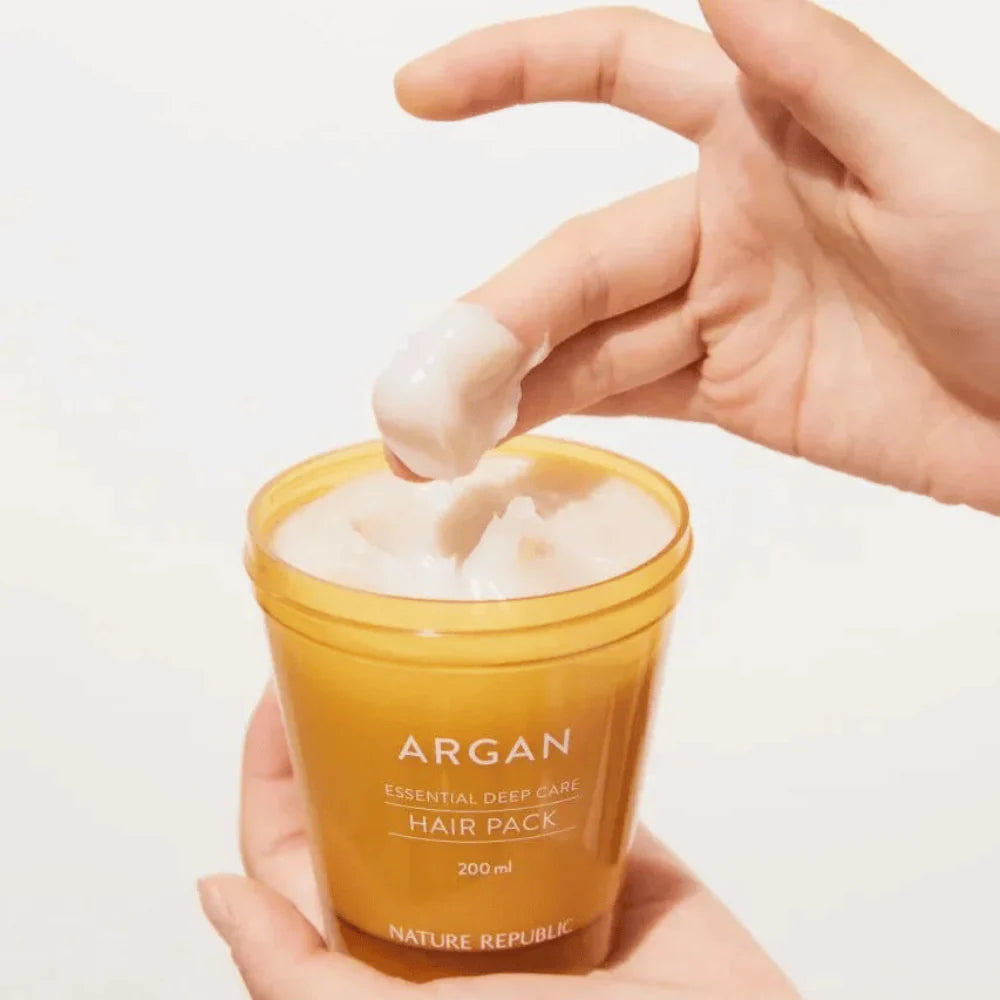 NATURE REPUBLIC - Argan Essential Moisture Repairing Hair Mask 200ml