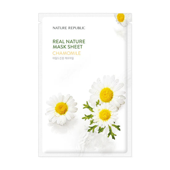 NATURE REPUBLIC - Real Nature Mask Sheet Chamomile 23ml