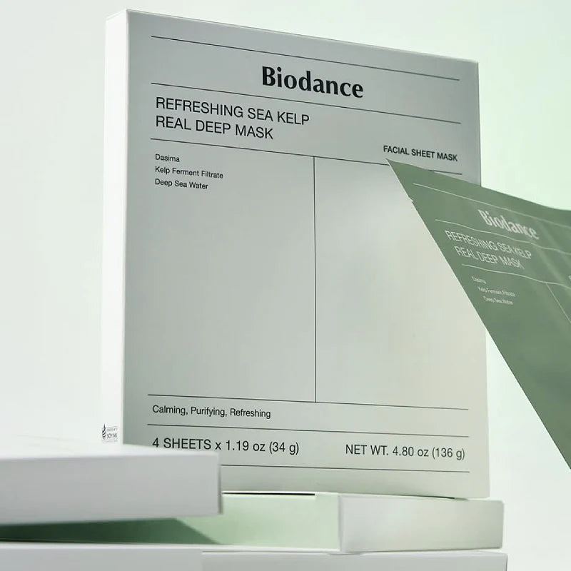 BIODANCE - Refreshing Sea Kelp Real Deep Mask 1Box (34g*4ea)