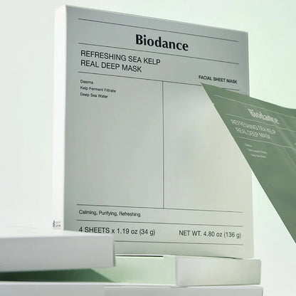 BIODANCE - Refreshing Sea Kelp Real Deep Mask 1Box (34g*4ea)