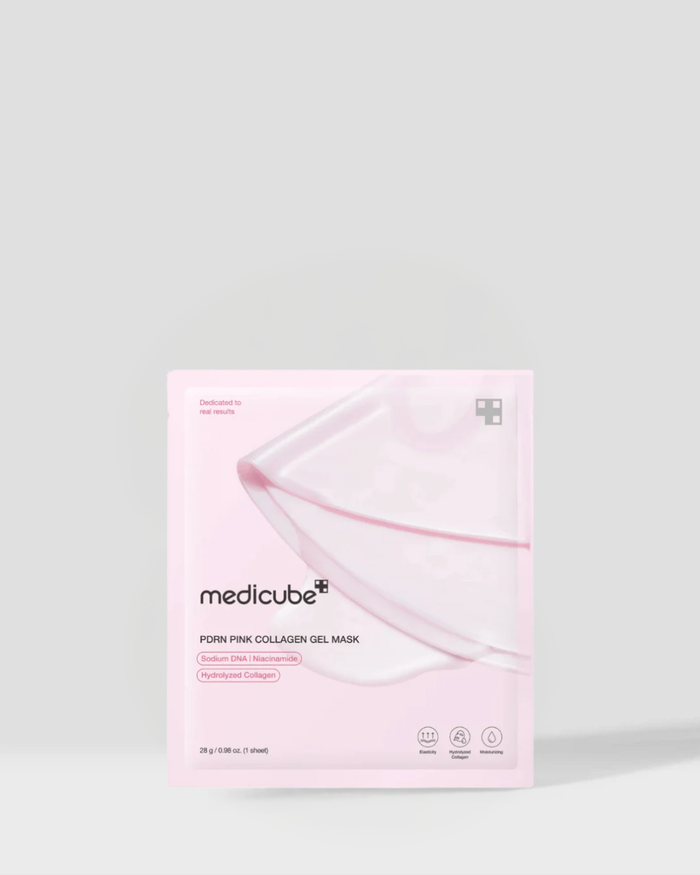 MEDICUBE - PDRN Pink Collagen Gel Mask - Masque gel au collagène (4ea)
