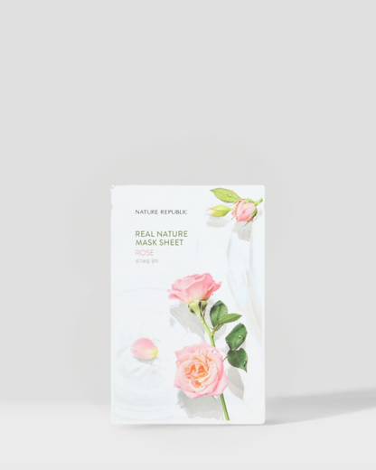 NATURE REPUBLIC - Real Nature Mask Sheet Rose 23ml