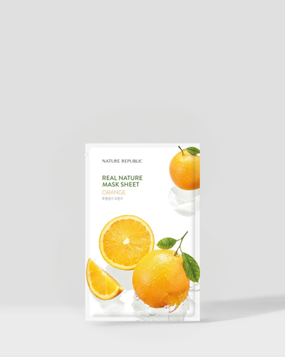 NATURE REPUBLIC - Real Nature Mask Sheet Orange 23ml
