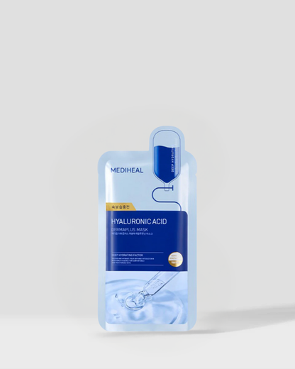 MEDIHEAL - Dermaplusa Low Molecular Hyaluronic Acid Mask 22ml (10EA)