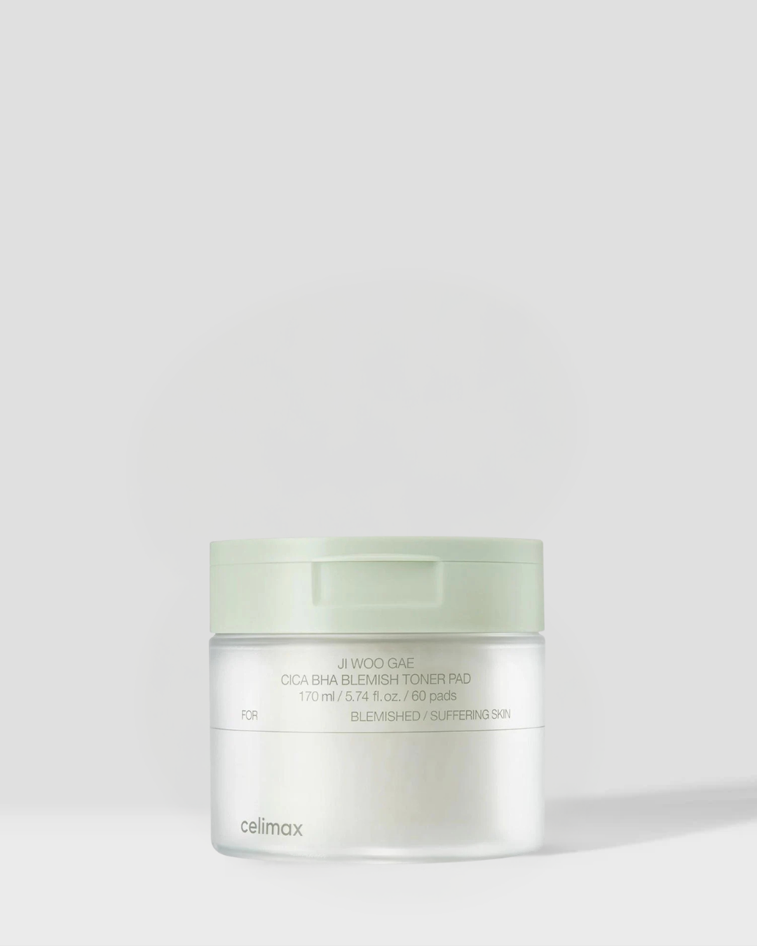 CELIMAX - Ji Woo Gae Cica BHA Blemish Toner Pad (60pads)