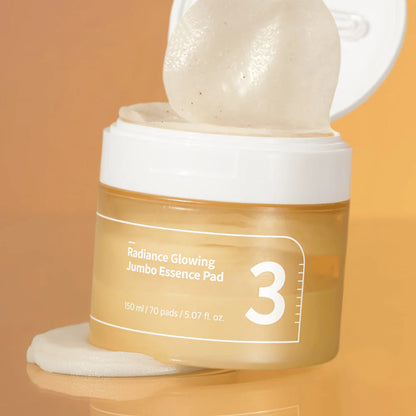 NUMBUZIN - No.3 Radiance Glowing Jumbo Essence Pad (70ea)
