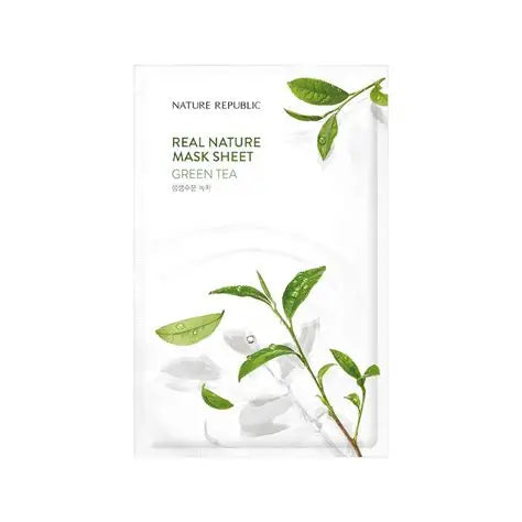 NATURE REPUBLIC - Real Nature Sheet Mask Green Tea 23ml