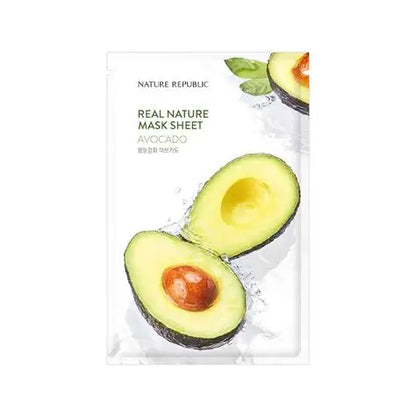NATURE REPUBLIC - Real Nature Sheet Mask Avocado 23ml