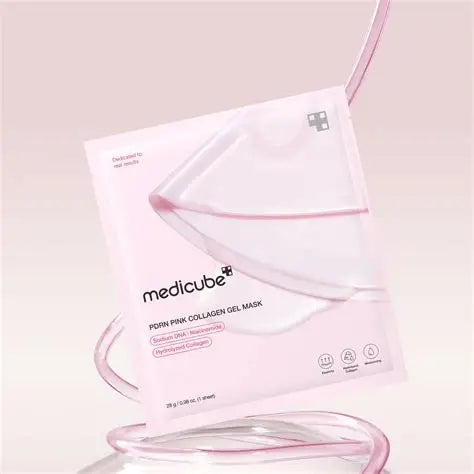 MEDICUBE - PDRN Pink Collagen Gel Mask - Masque gel au collagène (4ea)