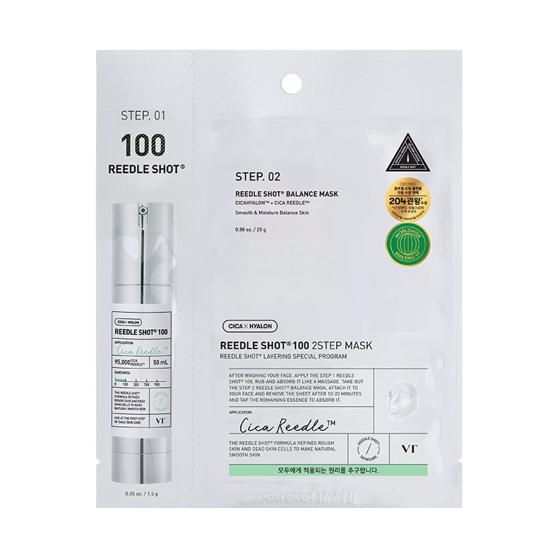 VT COSMETICS - Reedle Shot 100 2-Step Mask