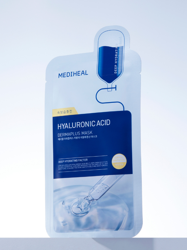 MEDIHEAL - Dermaplusa Low Molecular Hyaluronic Acid Mask 22ml (10EA)