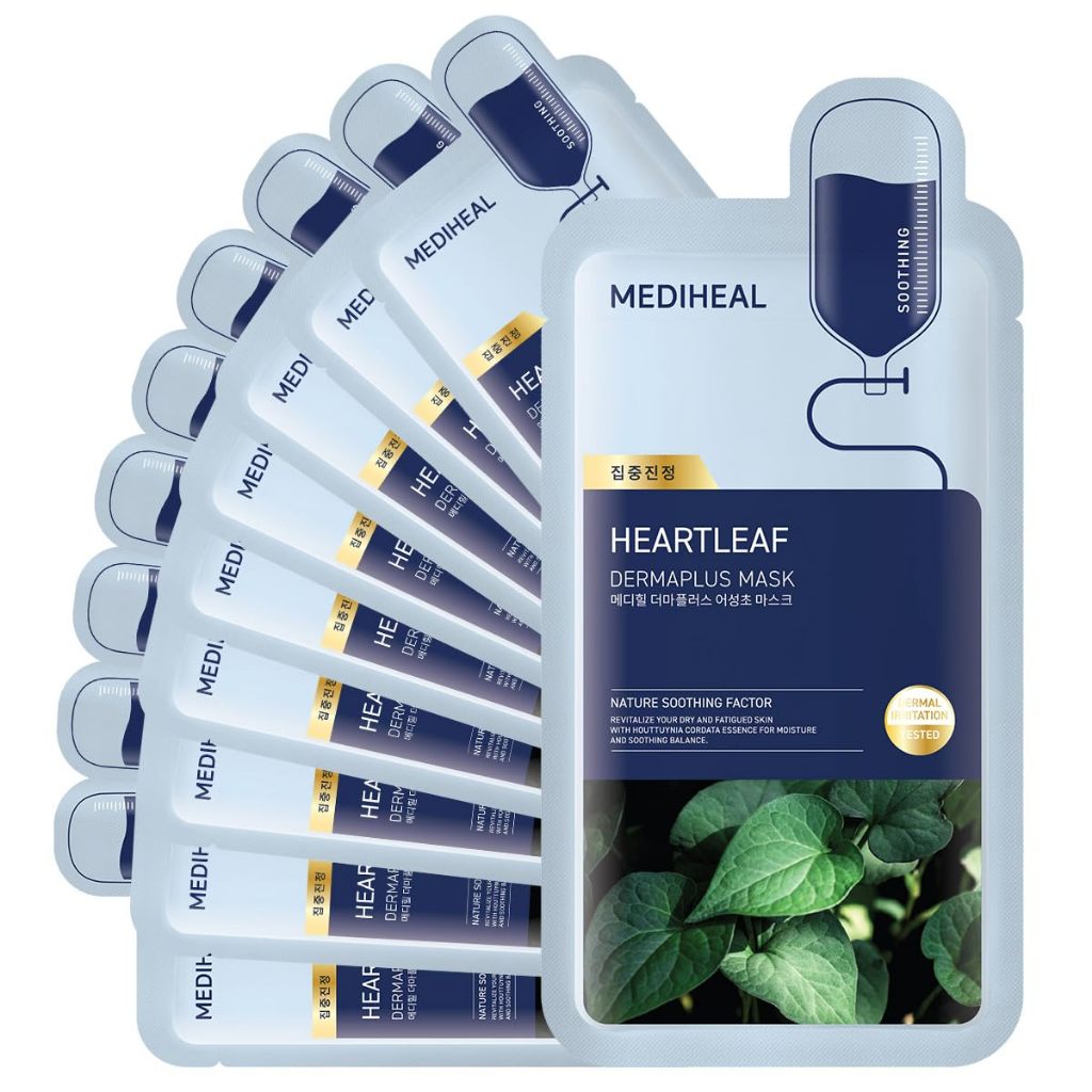 MEDIHEAL - Dermaplus Heartleaf Mask (10ea)