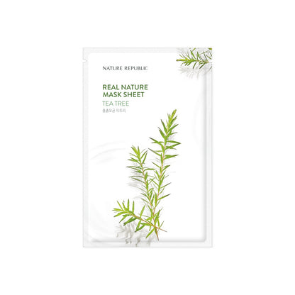 NATURE REPUBLIC - Real Nature Sheet Mask Tea Tree 23ml