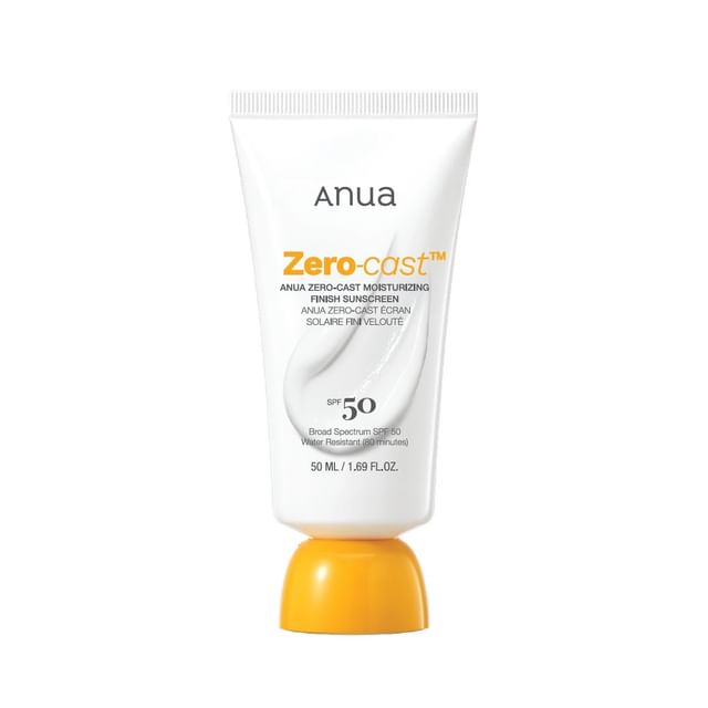ANUA - Zero-Cast Moisturizing Finish Sunscreen 50ml