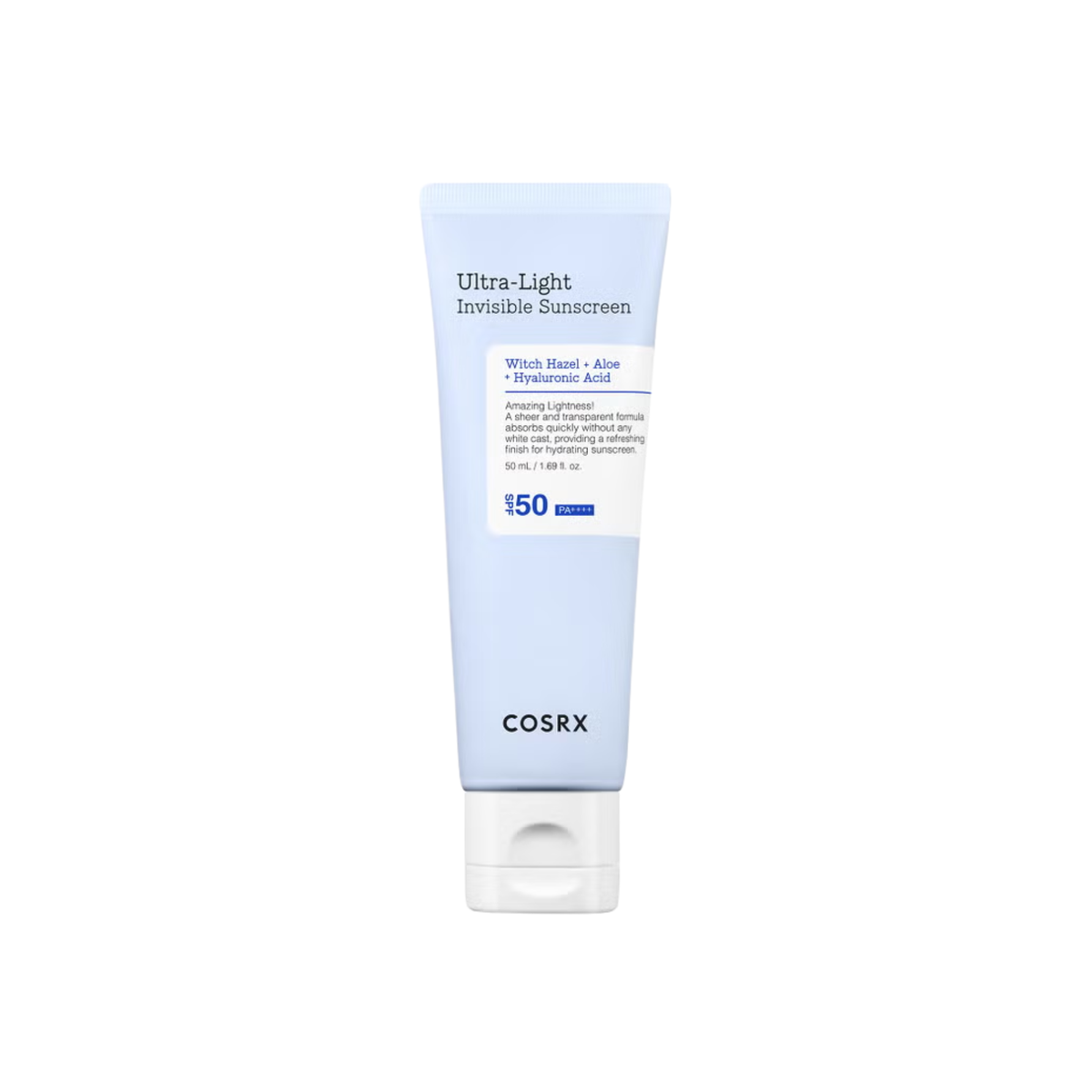 COSRX - Ultra Light Invisible Sunscreen SPF50+ PA++++ 50ml