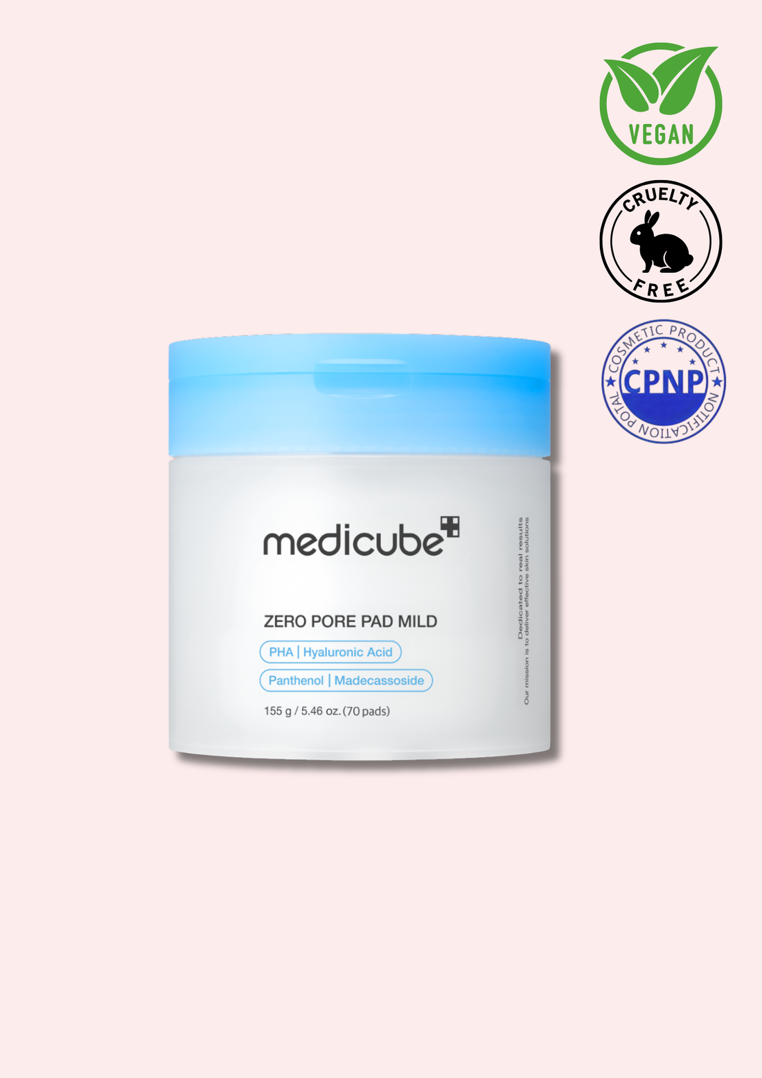 MEDICUBE – Zero Pore Pad Mild (70pcs)