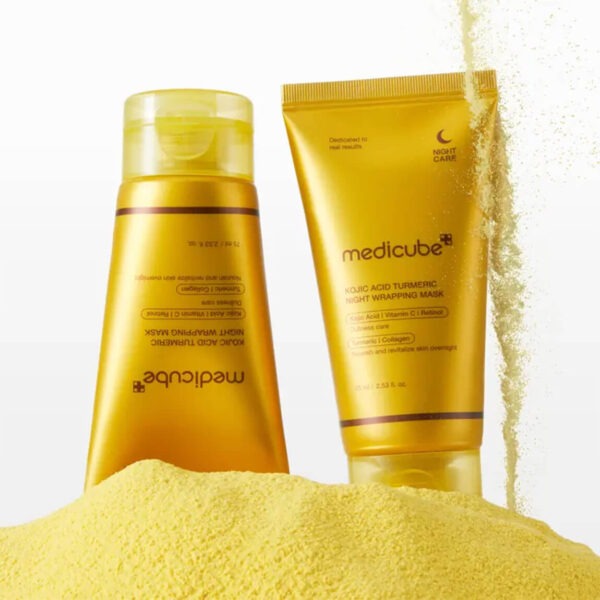 MEDICUBE - Kojic Acid Turmeric Night Wrapping Mask 75ml 2.0